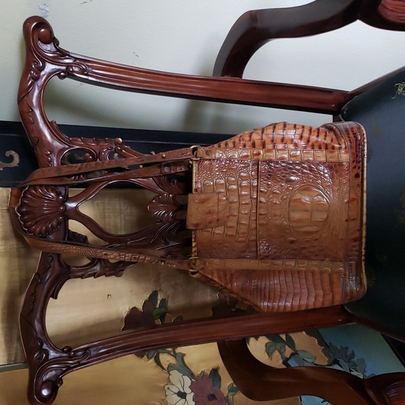 🐊 BRAHMIN SHOULDER BAG - Picture 2 of 15